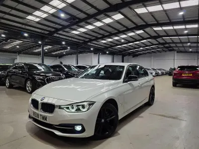 Used BMW 330e Sport Line 2018 White Sedan