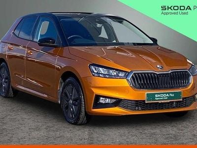 New Skoda Fabia Design Edition 85 HP (62 kW) 2025 Phoenix orange metallic Hatchback