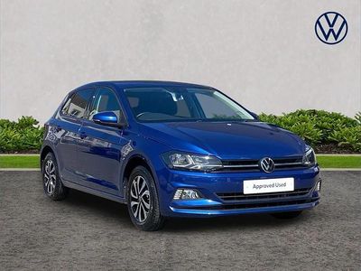 Usado VW Polo Active 95 HP (69 kW) 2021 Azul Citadino