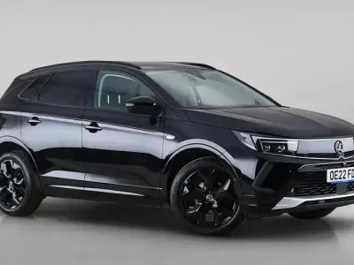 Used Vauxhall Grandland X Ultimate 131 HP (96 kW) 2022 Black SUV