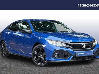 Used Honda Civic Sport 126 HP (92 kW) 2019 Blue Hatchback
