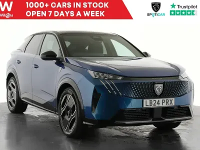 Used Peugeot e-3008 GT 156 kW (213 HP) 2024 Blue SUV