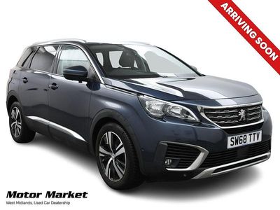 Blue Used 2018 Peugeot 5008 Allure Hatchback | £11,495 (A bit pricey)