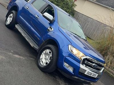 Used Ford Ranger Limited 200 HP (147 kW) 2016 Blue Pickup