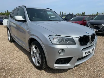 Used BMW X3 M Sport 181 HP (133 kW) 2014 Silver SUV