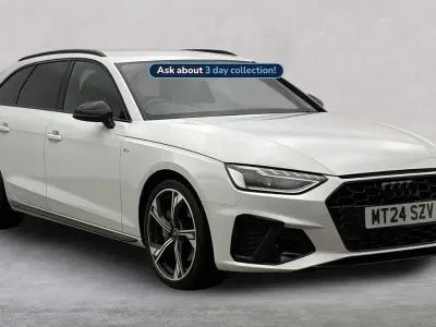 Used Audi A4 Black Edition 204 HP (150 kW) 2024 White Estate