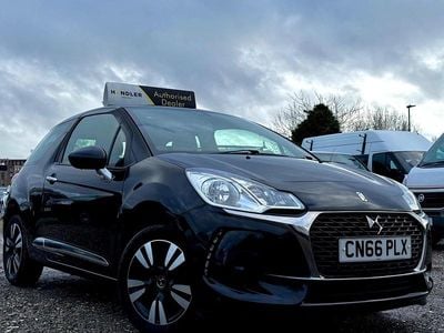 Used DS Automobiles DS3 Chic 2017 Black Hatchback