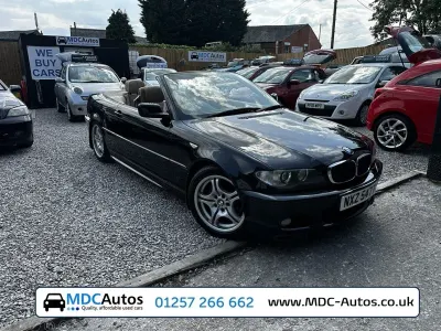 Used BMW 318 Cabriolet M Sport 2006 Black Cabriolet