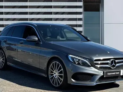 Used Mercedes C220 AMG Line Premium 170 HP (125 kW) 2016 Grey Estate