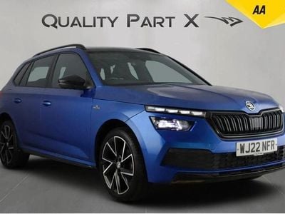 Used Skoda Kamiq Monte Carlo 115 HP (84 kW) 2022 Blue SUV