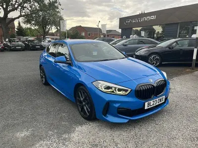 Used BMW 118 M Sport 136 HP (100 kW) 2023 Blue Hatchback