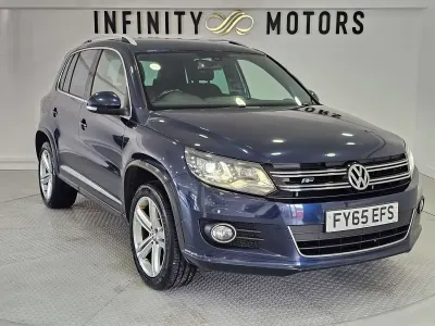Used VW Tiguan R-line 150 HP (110 kW) 2015 Blue SUV