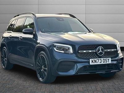 Used Mercedes GLB200 AMG Line Premium Plus 163 HP (119 kW) 2023 Denim blue SUV