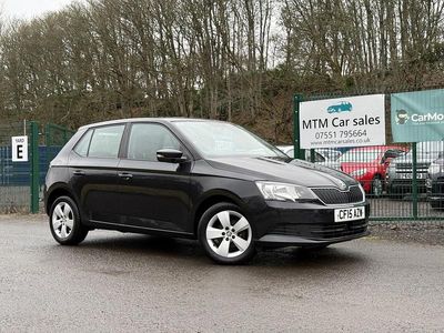 Used Skoda Fabia SE 90 HP (66 kW) 2015 Black Hatchback