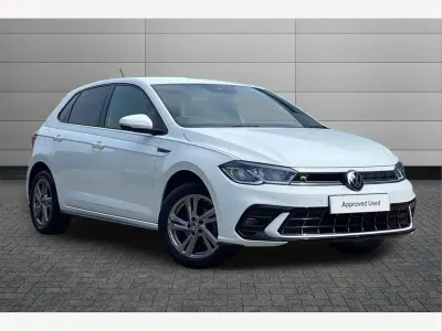 Used VW Polo R-line 95 HP (69 kW) 2022 White Hatchback