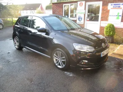 Used VW Polo R-line 2017 Black Hatchback