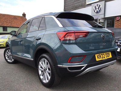 Used VW T-Roc Style 190 HP (139 kW) 2022 Blue SUV