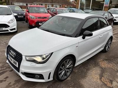 Used Audi A1 S-Line 105 HP (77 kW) 2014 White Hatchback