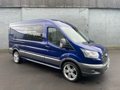 Used Ford Transit 130 HP (95 kW) 2017 Blue Van