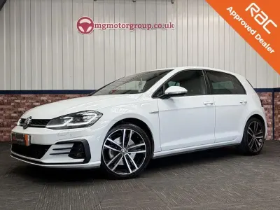 Used VW Golf VII GTD 184 HP (135 kW) 2017 White Hatchback