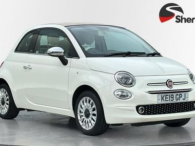 Used Fiat 500C Lounge 69 HP (50 kW) 2019 White Cabriolet