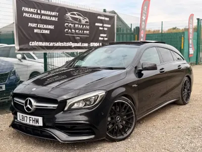 Used Mercedes CLA45 AMG 381 HP (280 kW) 2017 Black Coupe