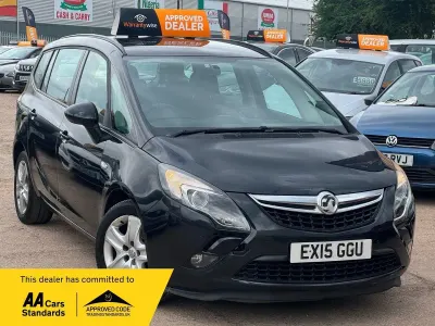 Used Vauxhall Zafira Tourer 140 HP (102 kW) 2015 Black MPV