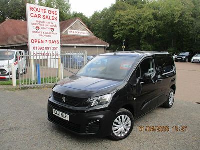 Black Used 2021 Peugeot Partner MPV | £10,995 (Expensive)