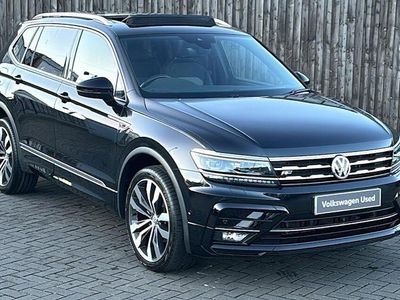 Black Used 2021 VW Tiguan Allspace R-line SUV | £28,699 (Fair price)