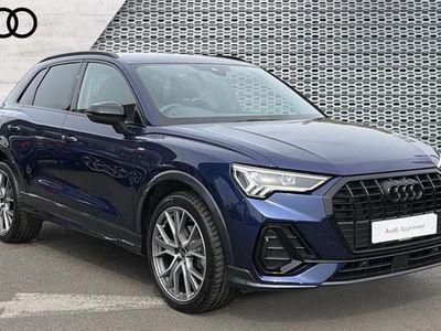 Used Audi Q3 Black Edition 150 HP (110 kW) 2025 Blue SUV
