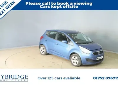 Used Kia Venga 123 HP (90 kW) 2014 Blue Hatchback