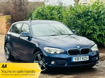 Used BMW 116 Sport Line 116 HP (85 kW) 2017 Blue Hatchback