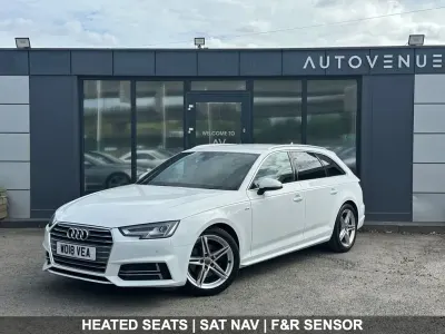 Used Audi A4 S-Line 150 HP (110 kW) 2018 White Estate