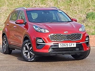 Used Kia Sportage 130 HP (95 kW) 2020 Red SUV