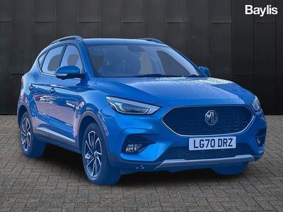 Used MG ZS Exclusive 111 HP (81 kW) 2021 Blue Hatchback
