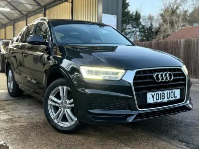 Used Audi Q3 S-Line 150 HP (110 kW) 2018 Black SUV