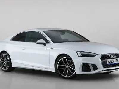 Used Audi A5 S-Line 150 HP (110 kW) 2023 White Coupe