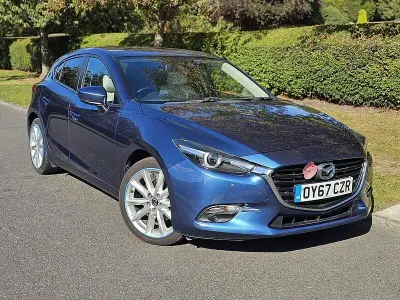 Used Mazda 3 Inclusive 120 HP (88 kW) 2017 Blue Hatchback