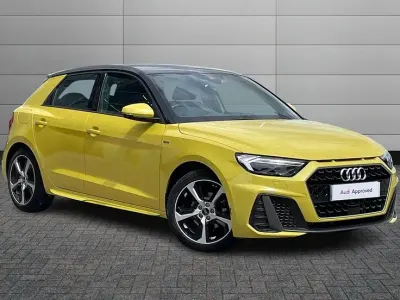 Used Audi A1 Sportback S-Line 108 HP (79 kW) 2022 Mythos black Hatchback
