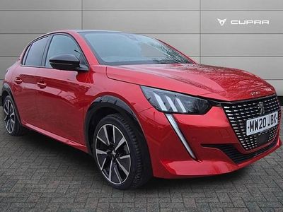Red Used 2020 Peugeot e-208 GT-line Hatchback | £11,195 (Fair price)