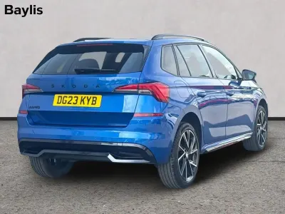Used Skoda Kamiq Monte Carlo 108 HP (79 kW) 2023 Blue SUV