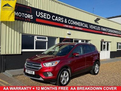Used Ford Kuga Titanium 120 HP (88 kW) 2017 Red SUV
