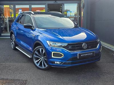 Blue Used 2020 VW T-Roc R-line SUV | £17,895 (Fair price)