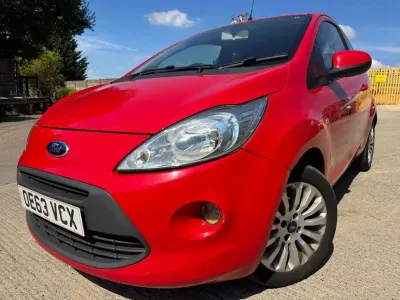 Used Ford Ka Zetec 69 HP (50 kW) 2014 Red Hatchback
