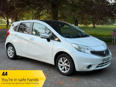 Used Nissan Note Acenta Premium 80 HP (58 kW) 2014 White Hatchback