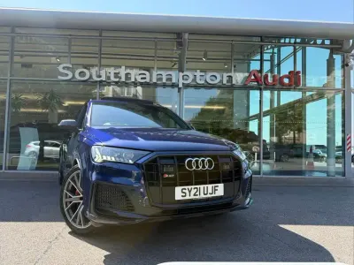 Used Audi SQ7 Comfort 507 HP (372 kW) 2021 Blue SUV