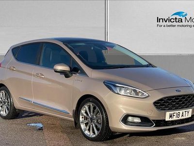 Beige Used 2018 Ford Fiesta Vignale Hatchback | £13,500 (Fair price)