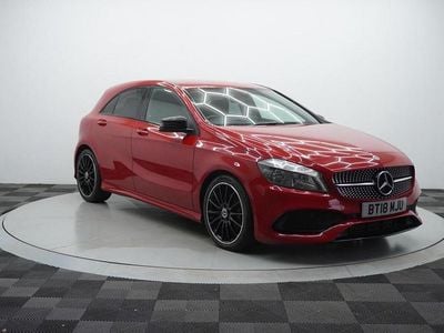 Used Mercedes A200 AMG line 2018 Red Hatchback