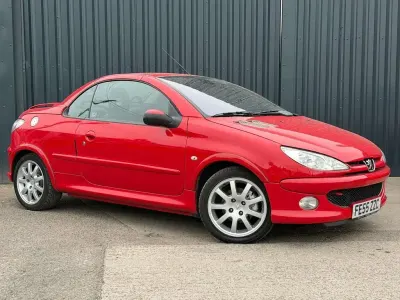 Used Peugeot 206 Allure 2005 Red Cabriolet