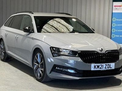 Used Skoda Superb SportlinePlus 190 HP (139 kW) 2021 Grey Estate